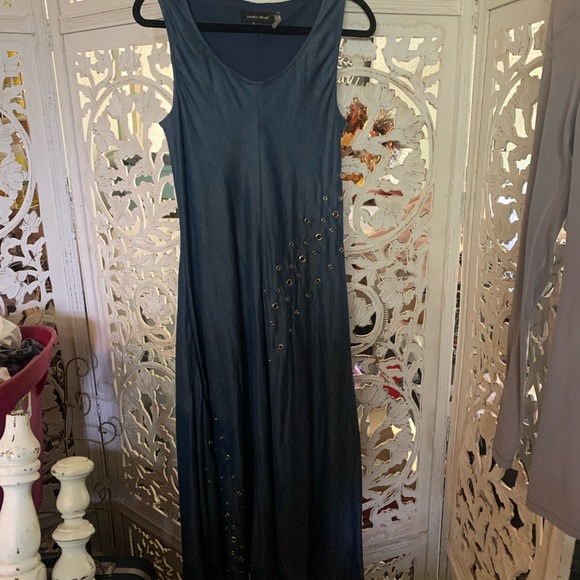 IVANKA Trump dress  denim color  size 10 - Picture 8 of 10